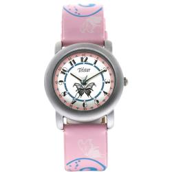 Girls Pink butterfly Telstar Watch